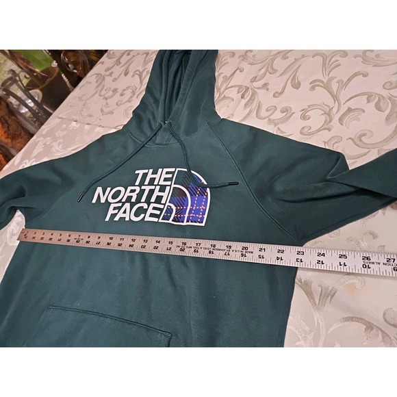 The North Face Hoodie Sweatshirt Pullover Fleece Big Graphic Logo Pockets Large - Picture 4 of 9